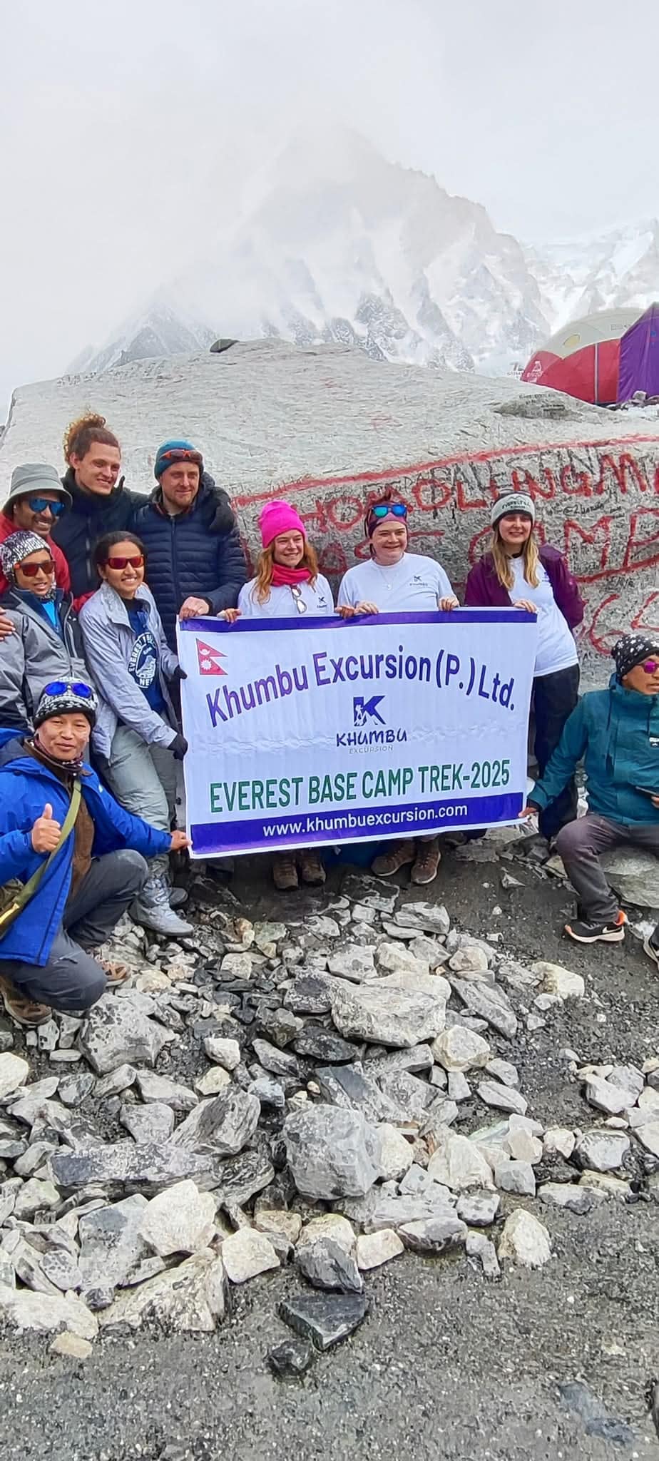 Our Team Successfully Completed Everest Base Camp Trek with Khumbu Excursion