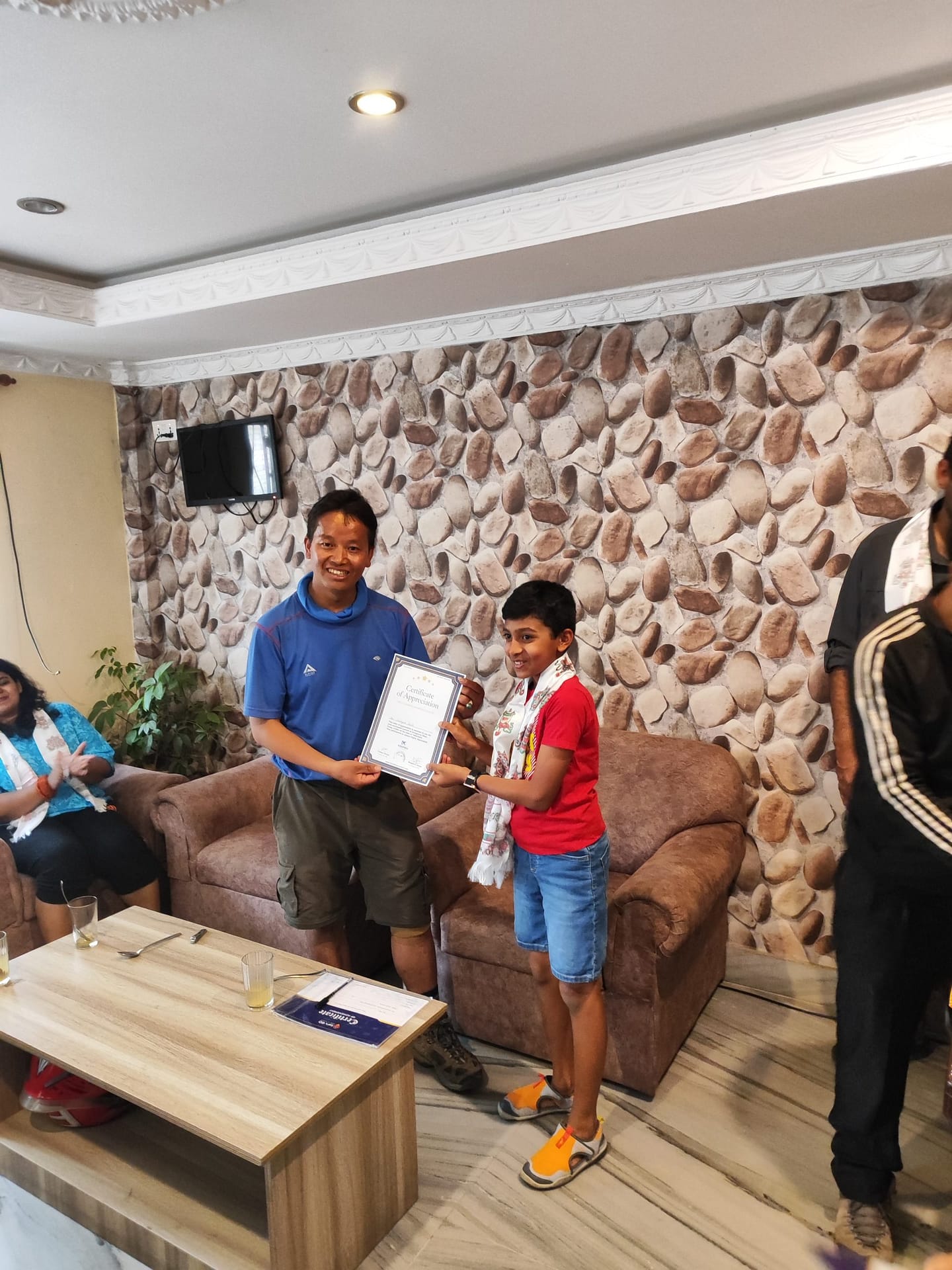 Our youngest client, a ten-year-old adventurer hailing from India successfully reached Annapurna base camp